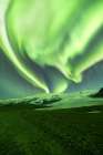 Iceland, Aurora Borealis near Fjallsarlon Art Print